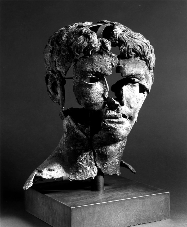 Roman - Head of a Member of the Julio-Claudian Family, Possibly Tiberius - Walters 23190 - Three Quarter