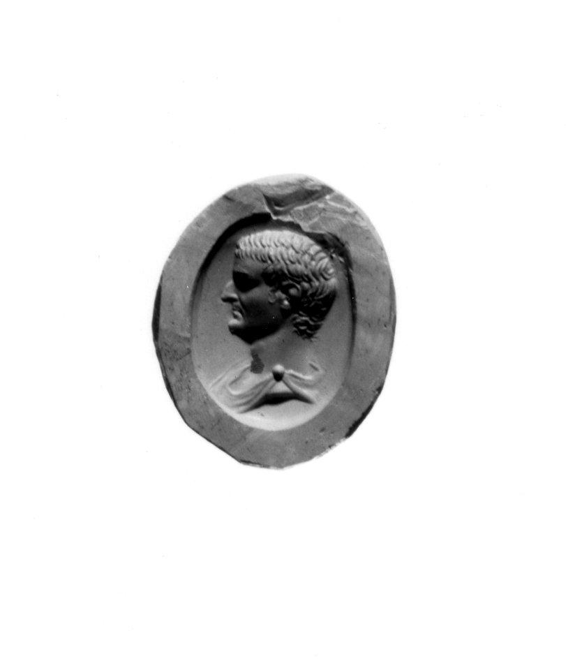 Roman - Intaglio of Emperor Vespasian - Walters 42141 - Impression