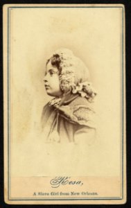 Rosa, a slave girl from New Orleans - photographed by M. H. Kimball, 477 Broadway, N.Y. LCCN2010647851