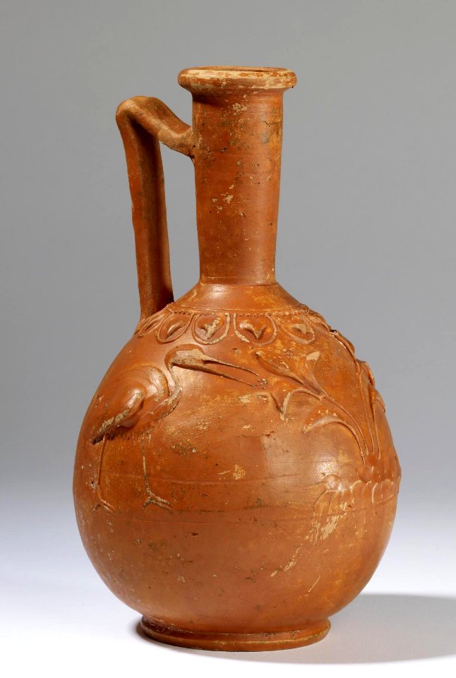 Roman - Jug with Birds - Walters 48104 - Three Quarter Right