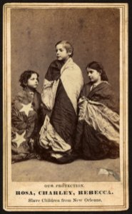 Rosa, Charley, Rebecca, slave children from New Orleans - Chas. Paxson, photographer, N.Y. LCCN2010647896