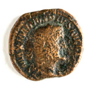 Romerskt bronsmynt, Maximinus Thrax, 236-238 - Skoklosters slott - 110673
