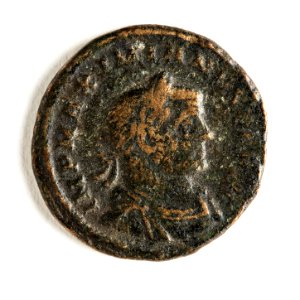 Romerskt mynt med Maximianus, 305 cirka - Skoklosters slott - 110669