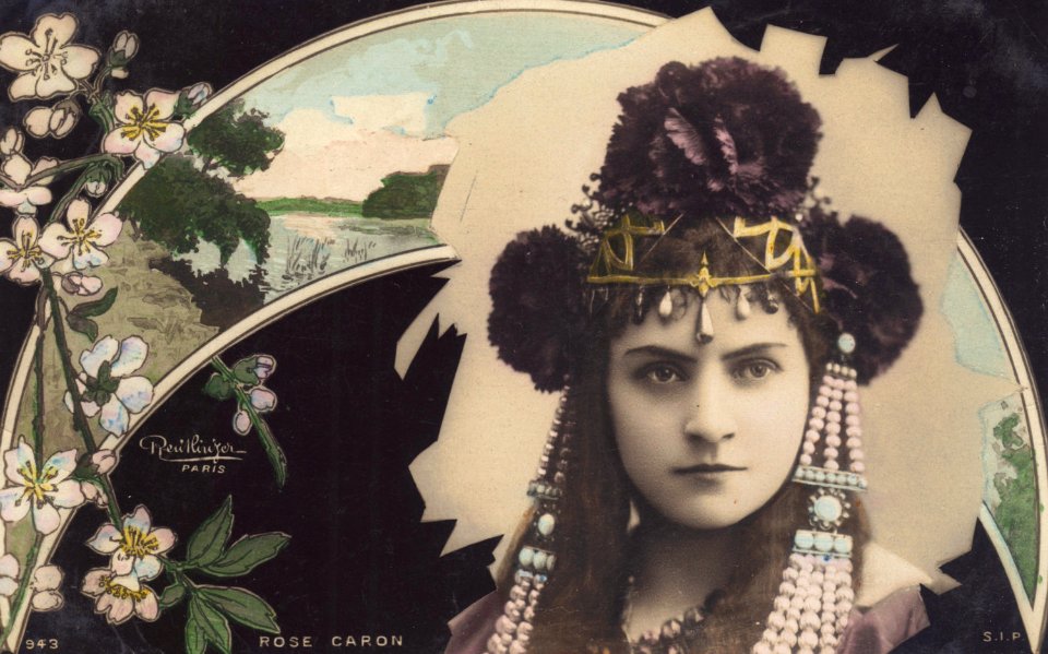 Rose Caron Belle Epoque Operatic Soprano by Reutlinger, circa 1905