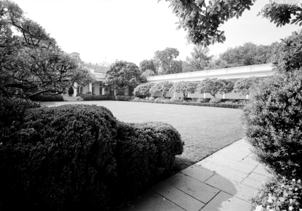 Rose Garden; View looking NW