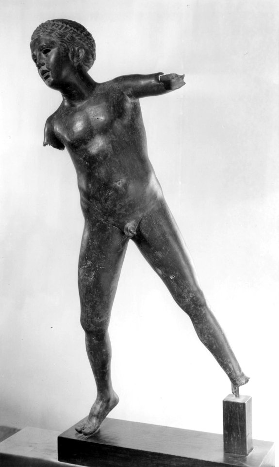 Roman - Statue of a Boy - Walters 2371 - Left
