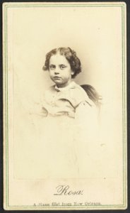 Rosa, a slave girl from New Orleans - Chas. Paxson, photographer, New York. LCCN2010647895