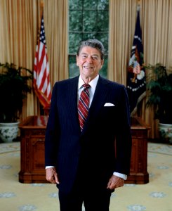 Ronald Reagan 1985 presidential portrait