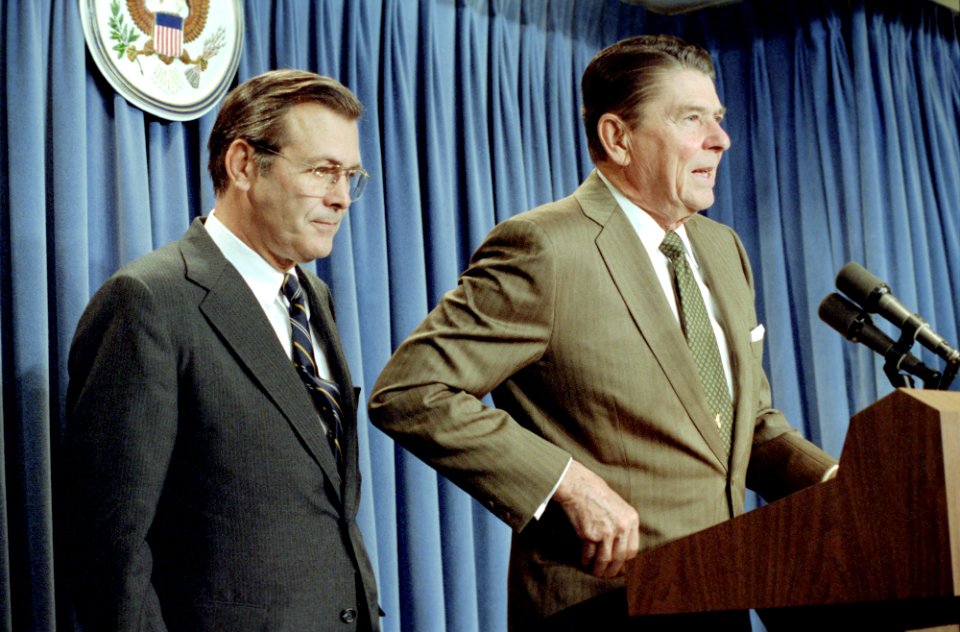 Ronald Reagan and Donald Rumsfeld