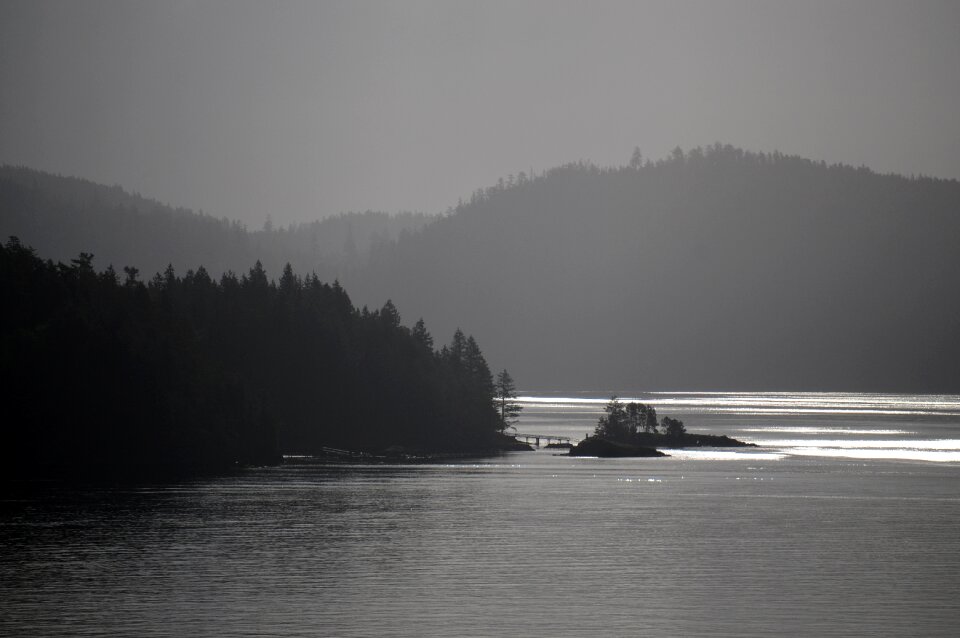 Landscape ocean british columbia