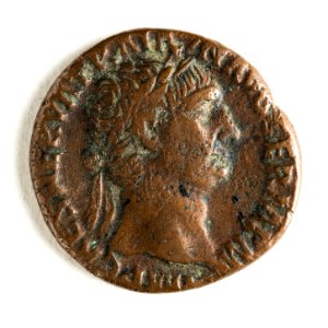 Romerskt bronsmynt med Trajanus, 231-235 - Skoklosters slott - 110663