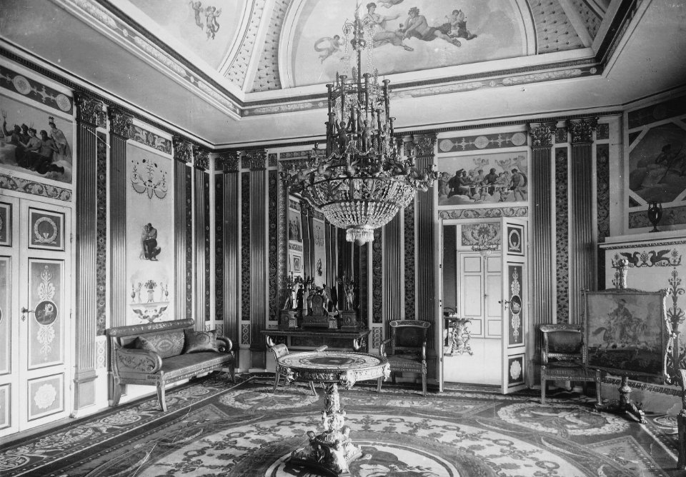 Rosendals slott, kupolsalongen, 1901