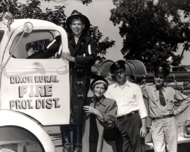 Ronald Reagan and Mother Nelle Reagan at Dixon Injun Summer Days