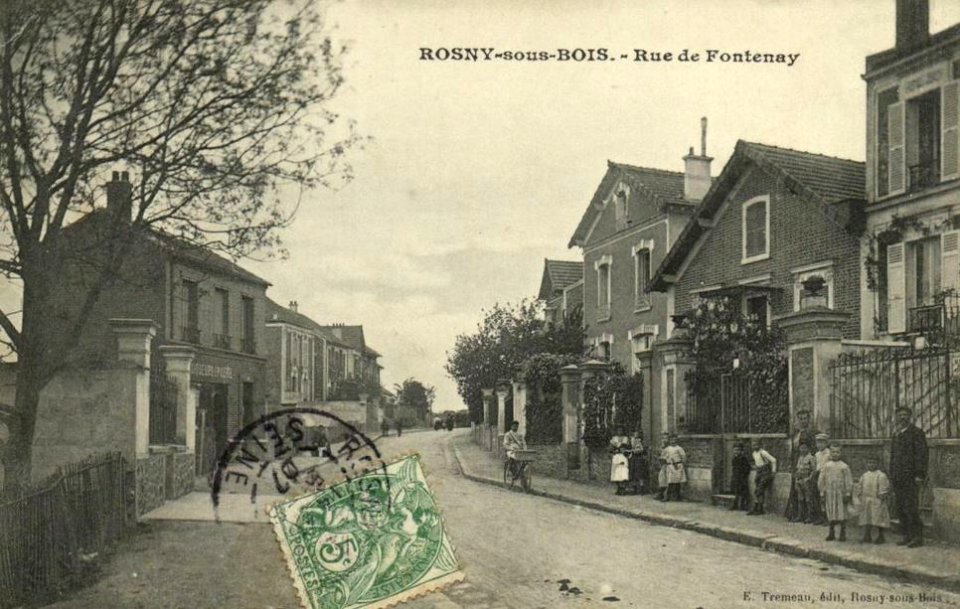 Rosny-sous-Bois.Rue de Fontenay