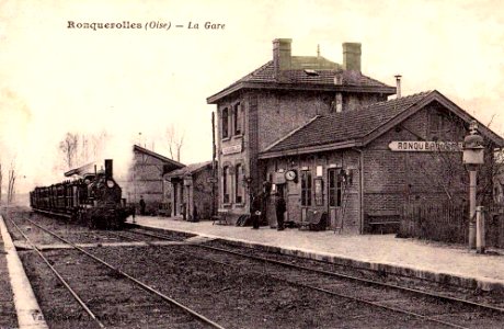 Ronquerolles (60), la gare