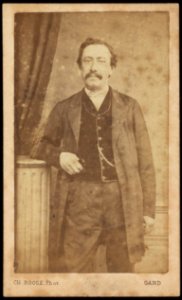 Roose, Charles - carte de visite, Portret van een man, staand