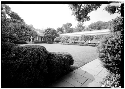 Rose garden view looking nw