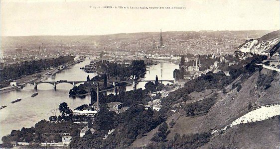 Rouen, La Ville et le Pont aux Anglais