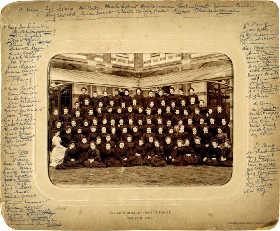Rouen, école normale d'institutrices (J David, 1899)
