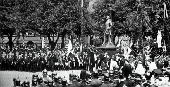 Rostock Denkmal Friedrich Franz III Enthüllung 1901
