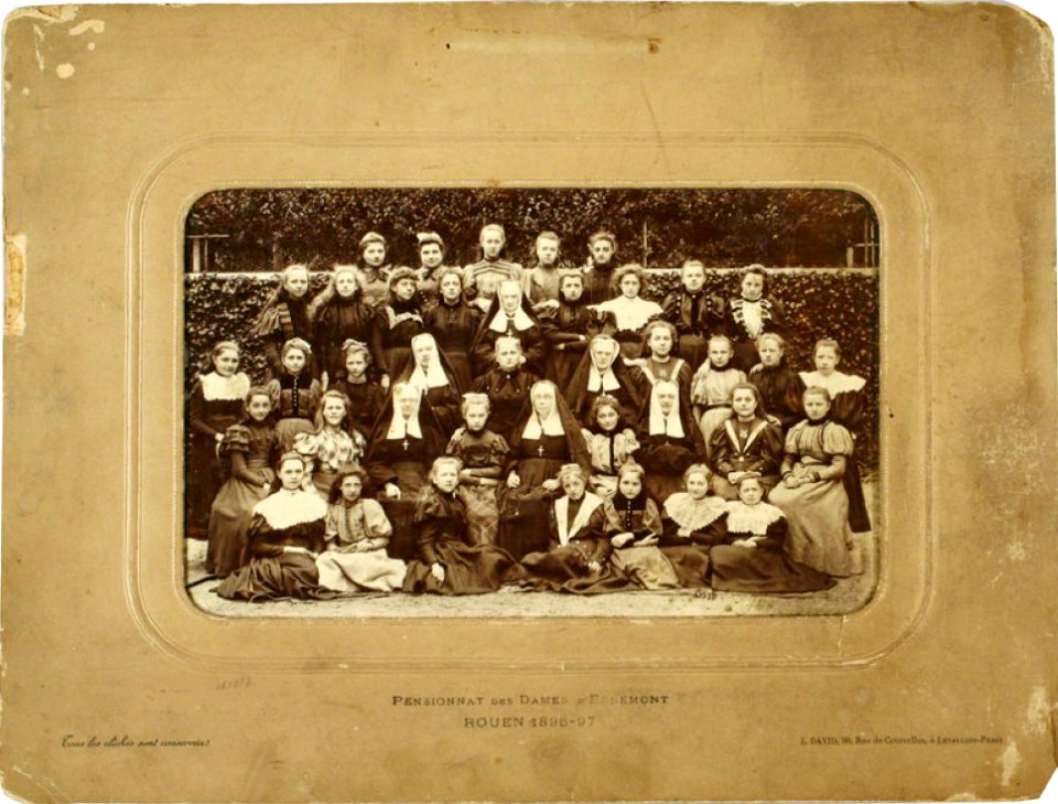 Rouen, pensionnat des Dames d'Ernemont (J David, 1896-97)