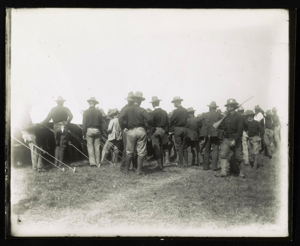 Rough Riders at military camp, Montauk Point, New York LCCN2013651537