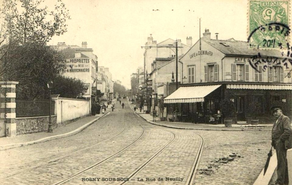 Rosny-sous-Bois.Rue de Neuilly.Croisement