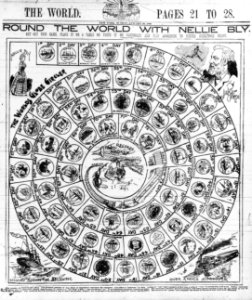 Round the world with Nellie Bly-The Worlds globe circler LCCN2002716792