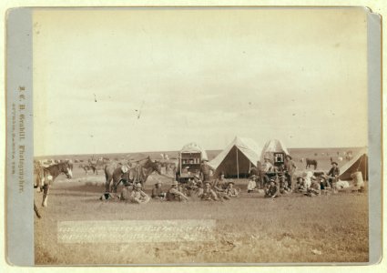 Roundup scenes on Belle Fouche (sic) in 1887 LCCN99613907