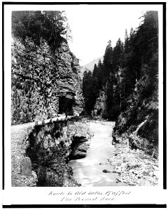 Route to Old Baths, Pfäffers. The Peirced Rock LCCN94514187