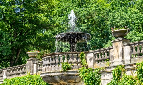 Architecture stone fountain
