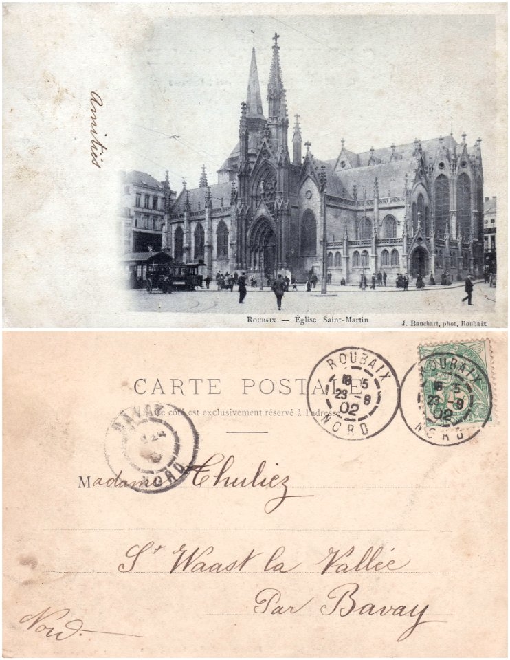 Roubaix — Église Saint-Martin v°- r°