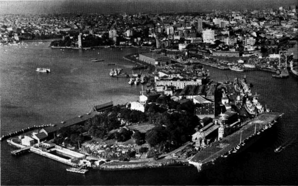 Royal Australian Navy base Garden Island c1962