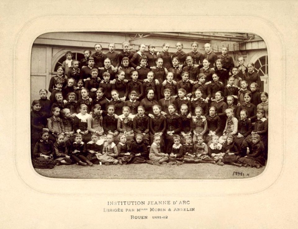 Rouen, institution Jeanne d'Arc (J David, 1881-82)