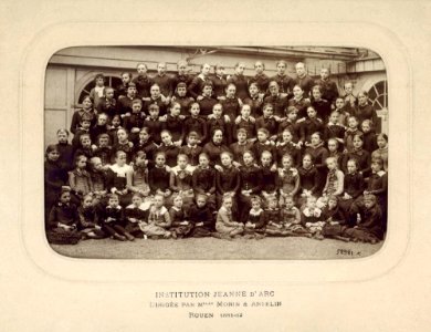 Rouen, institution Jeanne d'Arc (J David, 1881-82)