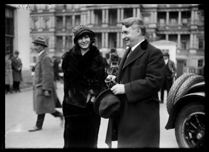 Royal S. Copeland, right. State, War and Navy Building in background. Washington, D.C. LCCN2016886977