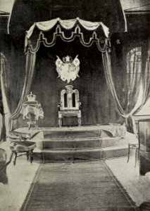 Royal Throne of Tonga, 1900 photo