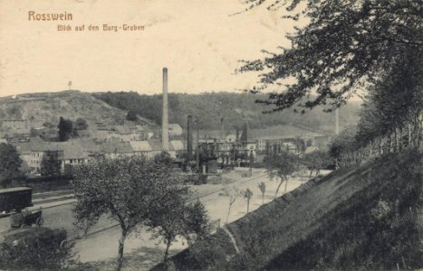 Roßwein, Sachsen - Burggraben (Zeno Ansichtskarten)