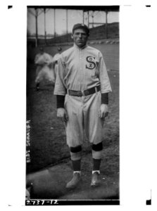 Rube Schauer in a minor league uniform, the Superior (Wisc.) Red Sox (baseball) LCCN2014693350