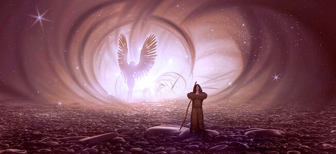 Pray light mystical