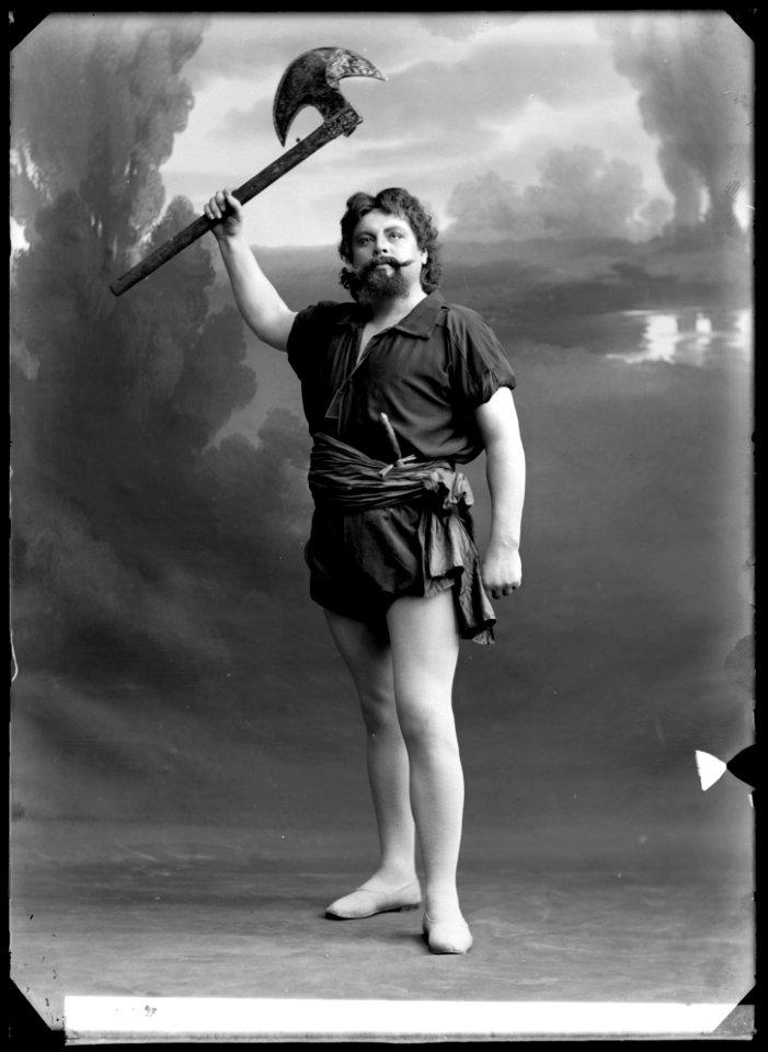 Rudolf Hoffmann in Den stumma från Portici at Kungliga Operan 1908 - SMV - GH153
