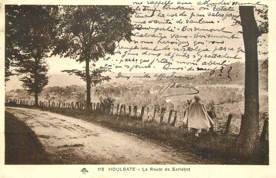 Route de Sarlabot à Houlgate