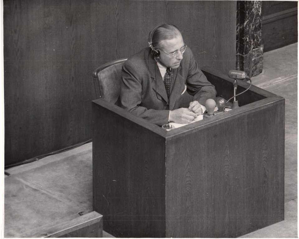 Rudolf Trux, defense witness in the Doctors' Trial