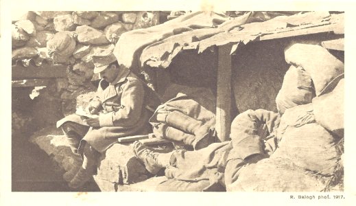 Rudolf Balogh - Battles of the Isonzo postcard 13