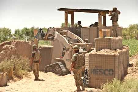 Royal Engineers complete construction of Afghan Local Police station in Helmand capital 110725-N-TH989-174 photo