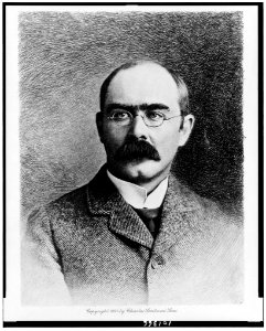 Rudyard Kipling, head-and-shoulders portrait, facing slightly left LCCN90710680