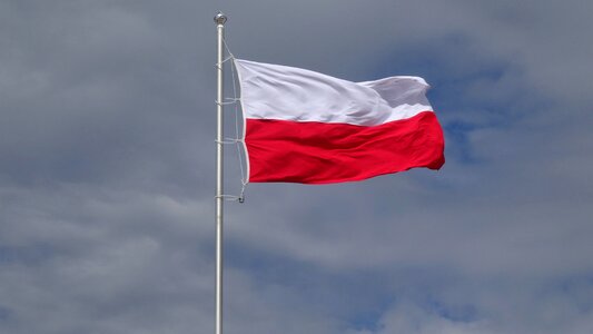 Polish flag homeland the nation
