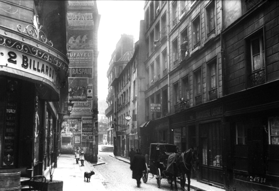 Rue des Anglais, Paris, 1913
