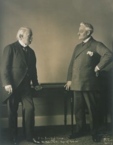 Rt Hon David Lloyd George and Hon Mederic Martin, Mayor of Montreal (HS85-10-42136)