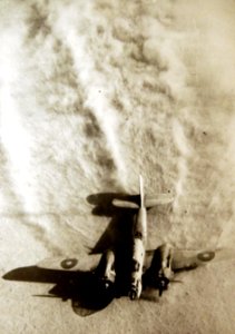 Royal Air Force Baltimore bomber taking off to attack Rommel’s supply lines in the Western Desert